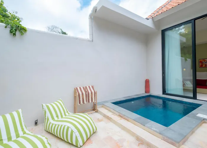 V3-1br With Private Pool -and Jungle View Close To The - Restaurant *